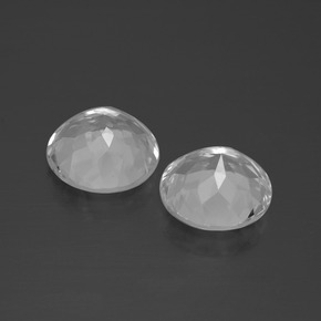 Topaz Gemstones in 9 mm (calibrated) Size for Sale, Topaz Stones in White Color