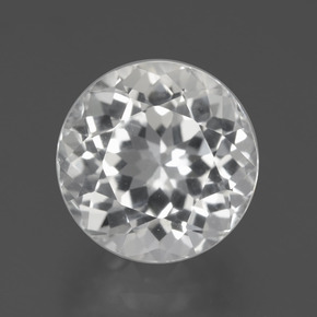 Clear White Topas Edelstein - 4.6ct Rund Facettenschliff (ID: 389286)