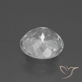 Topaz Gemstone in 9.5 mm (calibrated) Size for Sale, Topaz Stone in White Color