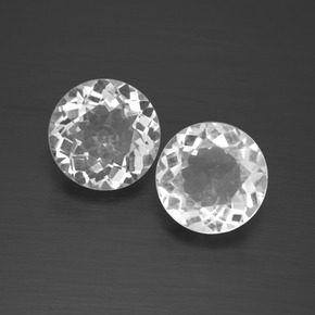 White Topaz Gem - 2.1ct Round Facet (ID: 389650)