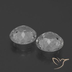 Topaz Gemstones in 8.5 mm (calibrated) Size for Sale, Topaz Stones in Clear White Color
