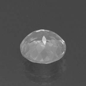 Topaz Gemstone in 9 mm (calibrated) Size for Sale, Topaz Stone in Clear White Color
