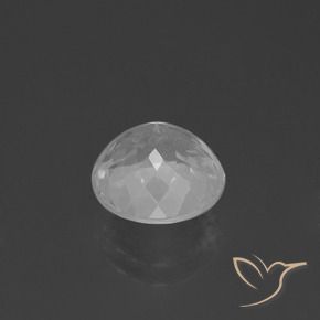 Topaz Gemstone in 9 mm (calibrated) Size for Sale, Topaz Stone in White Color