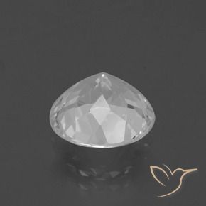 Topaz Gemstone in 10 mm (calibrated) Size for Sale, Topaz Stone in Clear White Color