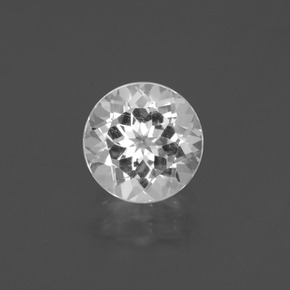 Clear White Топаз Камень - 2.8ct Круглая Фасетная Огранка (ID: 396657)