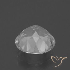Topaz Gemstone in 10 mm (calibrated) Size for Sale, Topaz Stone in Clear White Color