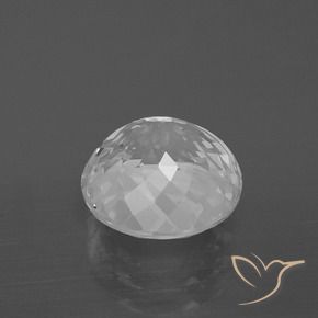 Topaz Gemstone in 9.5 mm (calibrated) Size for Sale, Topaz Stone in Clear White Color