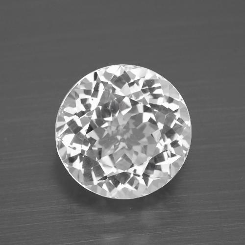 Topazio bianco taglio rotondo da 4,03 ct dal Brasile, dimensione 9,6mm, pietra preziosa naturale non trattati , purezza VVS-VS, Topazio Sfaccettatura rotonda da 1 pz, durezza Mohs di 8 adatto per gioielli da indossare ogni giorno, Pietra portafortuna tradizionale di agosto, Photo A