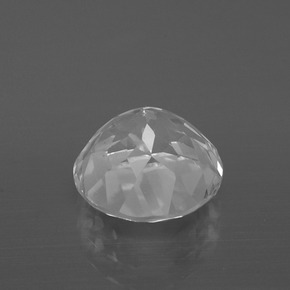 Topaz Gemstone in 9.5 mm (calibrated) Size for Sale, Topaz Stone in Clear White Color
