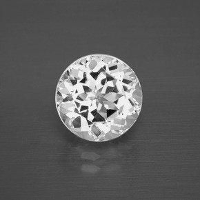 4.3ct Round Facet White Topaz Gem for sale 4.3ct Round Facet White Topaz Gem (ID: 396934)