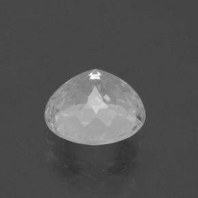 Topaz Gemstone in 10.7 mm Size for Sale, Topaz Stone in Clear White Color