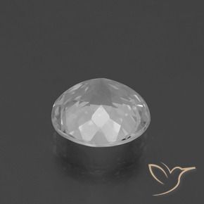 Topaz Gemstone in 10 mm (calibrated) Size for Sale, Topaz Stone in Clear White Color