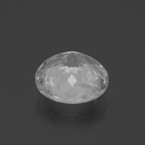 Topaz Gemstone in 11 mm (calibrated) Size for Sale, Topaz Stone in Clear White Color