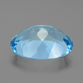 Topaz Gemstone in 20 x 15 mm (calibrated) Size for Sale, Topaz Stone in Sky Blue Color