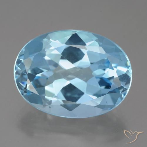 Loose 22.01 ct Oval Sky Blue Topaz Gemstone for Sale, 19.9 x 15.1 mm ...