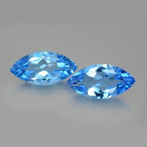 4.3ct Marquise Facet Swiss Blue Topaz Gem for sale 4.3ct Marquise Facet Swiss Blue Topaz Gem (ID: 399556)