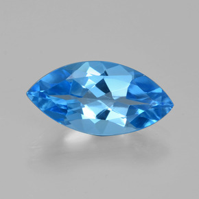 4.3ct Marquise Facet Swiss Blue Topaz Gem for sale 4.3ct Marquise Facet Swiss Blue Topaz Gem (ID: 399617)