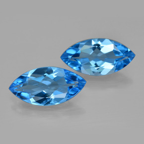 4.1ct Marquise Facet Swiss Blue Topaz Gem for sale 4.1ct Marquise Facet Swiss Blue Topaz Gem (ID: 399692)