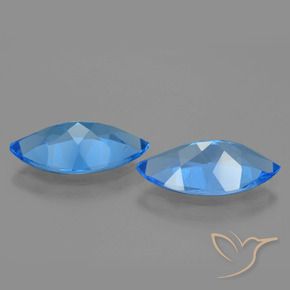 Topaz Gemstones in 16 x 8 mm (calibrated) Size for Sale, Topaz Stones in Swiss Blue Color