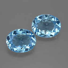 Baby Blue Topaz Gem - 3.1ct Oval Facet (ID: 401569)
