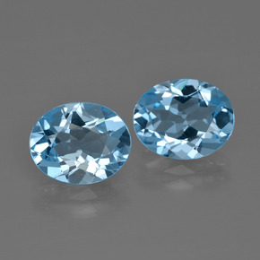 Sky Blue Topaz Gem - 2.8ct Oval Facet (ID: 401733)