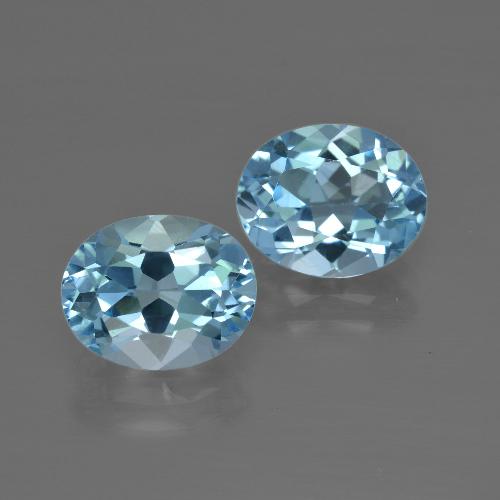 Swiss Blue Topaz Gem - 3.1ct Oval Facet (ID: 401827)