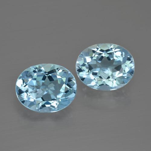 Sky Blue Topaz Gem - 3.2ct Oval Facet (ID: 401837)