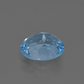 Topaz Gemstone in 10 x 8 mm (calibrated) Size for Sale, Topaz Stone in Swiss Blue Color