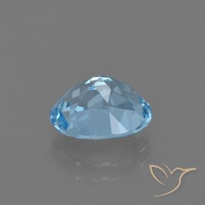 Topaz Gemstone in 9.6 x 7.8 mm Size for Sale, Topaz Stone in Sky Blue Color