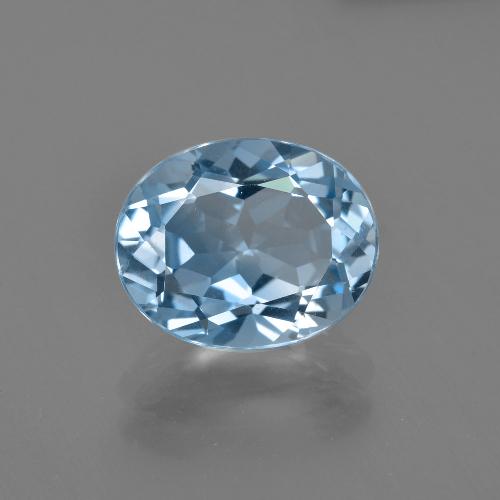 Azul Suizo Topacio Gema - 3.1ct Forma ovalada (ID: 404236)