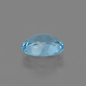 Topaz Gemstone in 10 x 8 mm (calibrated) Size for Sale, Topaz Stone in Swiss Blue Color