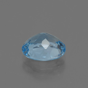 Topaz Gemstone in 10 x 8.3 mm Size for Sale, Topaz Stone in Swiss Blue Color