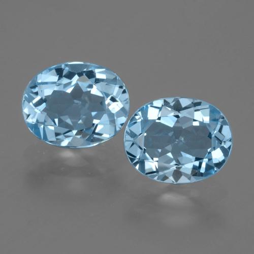 Swiss Blue Topaz Gem - 3.1ct Oval Facet (ID: 404677)