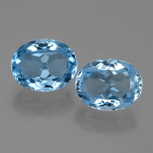 Swiss Blue Topaz Gem - 3.5ct Oval Facet (ID: 404681)