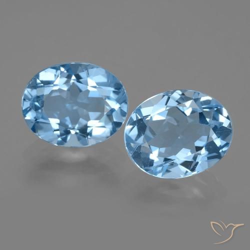 6.04ctw Natural Swiss Blue Topaz, Oval, VVS-VS