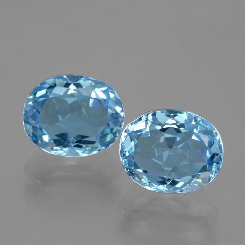Swiss Blue Topaz Gem - 3.5ct Oval Facet (ID: 404751)