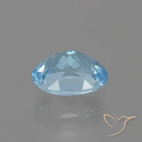 Topaz Gemstone in 10 x 8 mm (calibrated) Size for Sale, Topaz Stone in Sky Blue Color