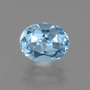 hellblau Topas Edelstein - 3.6ct Oval facettiert (ID: 404901)