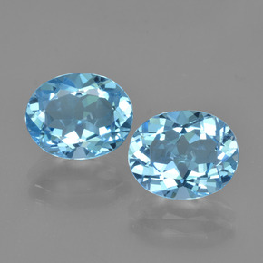 Azul Cielo Topacio Gema - 3.4ct Forma ovalada (ID: 405049)