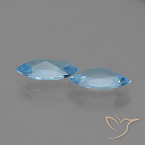 Topaz Gemstones in 10.1 x 5.1 mm Size for Sale, Topaz Stones in Sky Blue Color