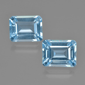 Sky Blue Topaz Gem - 3.1ct Octagon Facet (ID: 405281)