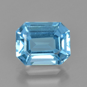 2.7ct Octagon Facet Swiss Blue Topaz Gem for sale 2.7ct Octagon Facet Swiss Blue Topaz Gem (ID: 405652)