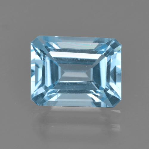 Свисс-Блю Топаз Камень - 2.6ct Фасетный Октагон (ID: 405661)