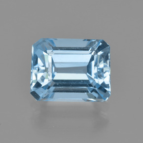 Sky Blue Topaz Gem - 3ct Octagon Facet (ID: 405729)
