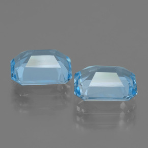 Topaz Gemstones in 9 x 7 mm (calibrated) Size for Sale, Topaz Stones in Sky Blue Color