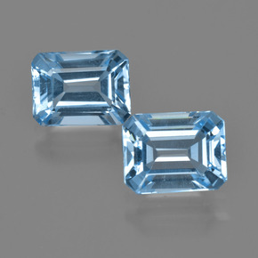 Azul Cielo Topacio Gema - 2.8ct Forma octagonal (ID: 405856)