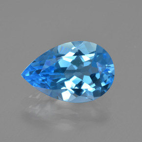 3.1ct Pear Facet Swiss Blue Topaz Gem for sale 3.1ct Pear Facet Swiss Blue Topaz Gem (ID: 409835)