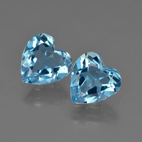 1.8ct Heart Facet Swiss Blue Topaz Gem for sale 1.8ct Heart Facet Swiss Blue Topaz Gem (ID: 410024)
