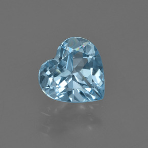 2ct Heart Facet Swiss Blue Topaz Gem for sale 2ct Heart Facet Swiss Blue Topaz Gem (ID: 410262)