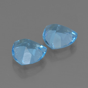 Topaz Gemstones in 9 x 9 mm (calibrated) Size for Sale, Topaz Stones in Swiss Blue Color